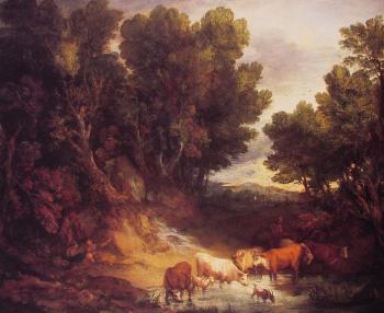 Thomas Gainsborough : The Watering Place